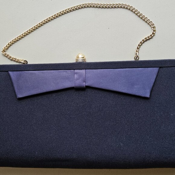 Elegant Black Evening Bag (clutch) - Picture 1 of 7